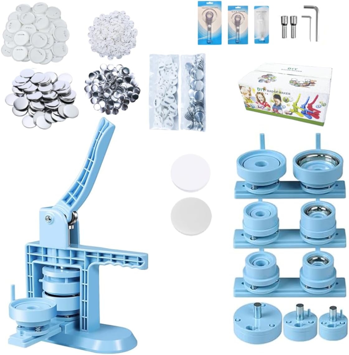 Button Maker Machine for DIY Crafts - Create Custom Badges Easily