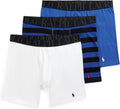 POLO Men's Stretch Classic Fit Boxer Briefs 3 Pack - Comfortable