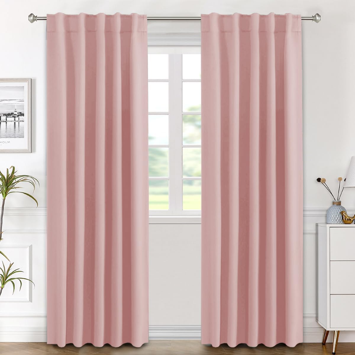 H.VERSAILTEX Blackout Curtains for Room Darkening and Insulation