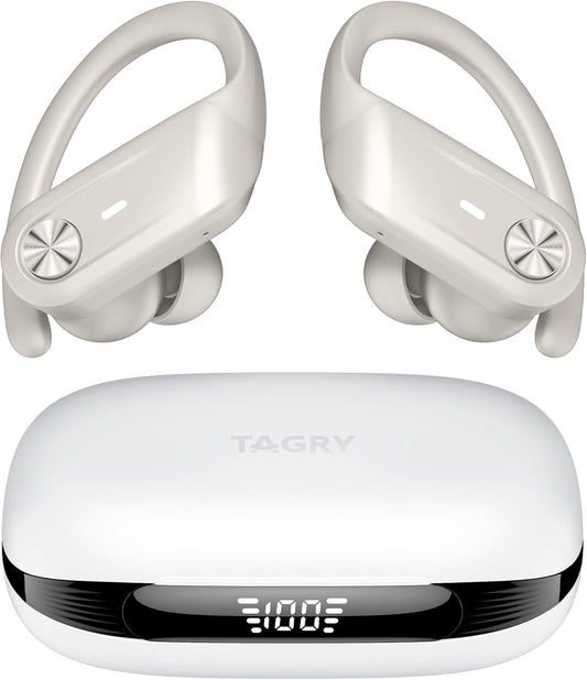 TAGRY Wireless Earbuds: 80Hrs Playtime & IPX7 Waterproof