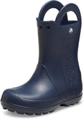 Crocs Kids' Handle It Rain Boots - Lightweight, Easy On and Off