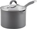 Circulon Radiance Hard-Anodized Nonstick Straining Saucepan - Durable