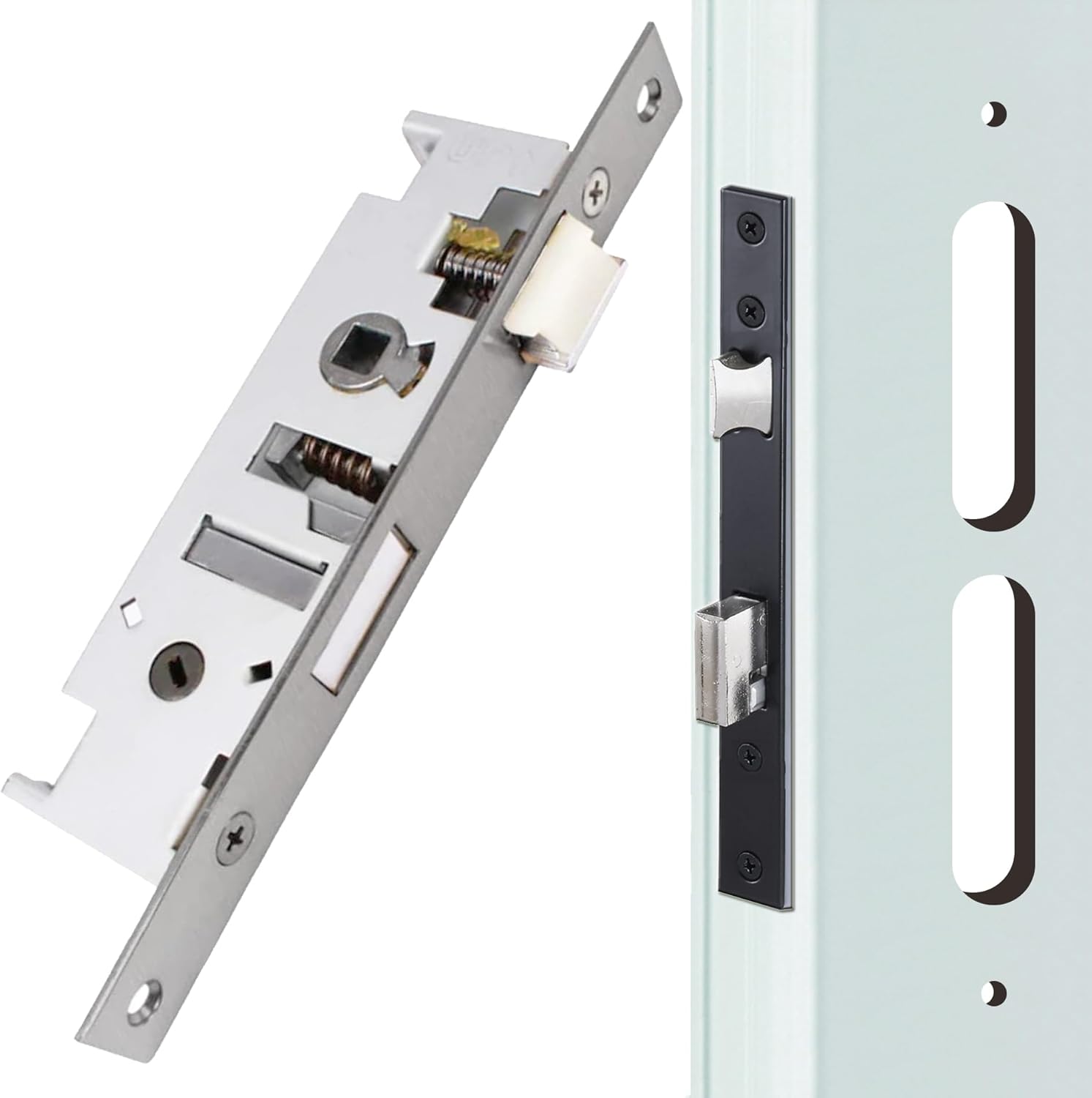 US Flat Slot Storm Door Mortise Lock Body for Older Storm Doors