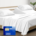 THREAD SPREAD Split King Egyptian Cotton Sheets Set - 1000 TC Soft