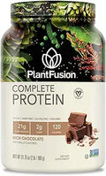 PlantFusion Complete Vegan Protein Powder - Chocolate 2 lb - Clean