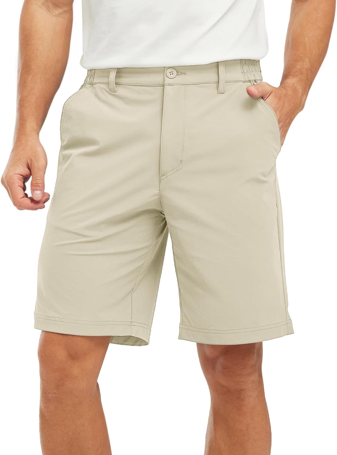 TBMPOY Men's Golf Shorts 9in Quick Dry Casual Travel Shorts