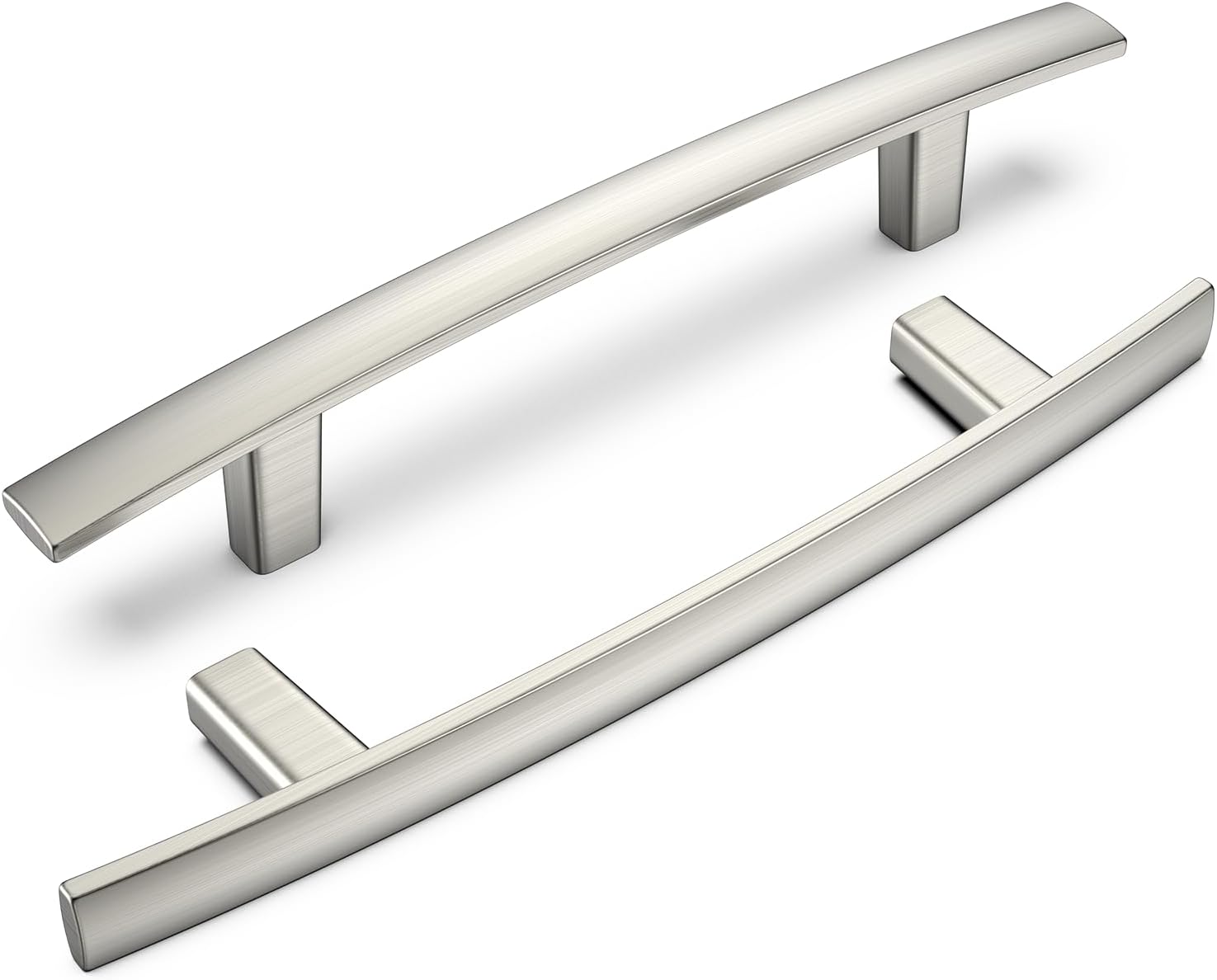 Brushed Nickel Cabinet Handles for Modern Kitchen and Dresser