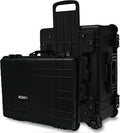 Weatherproof Wheeled Hard Case with Customizable Foam - Protective