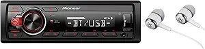 Pioneer MVH-S215BT Bluetooth Car Stereo with USB and Aux Input