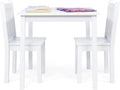 Children's Wooden Table and 2 Chair Set for Creative Activities