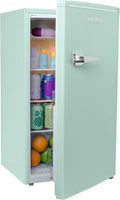 Mini Fridge for Bedroom Office Dorm - Retro 3.0 Cu. Ft. Seafoam