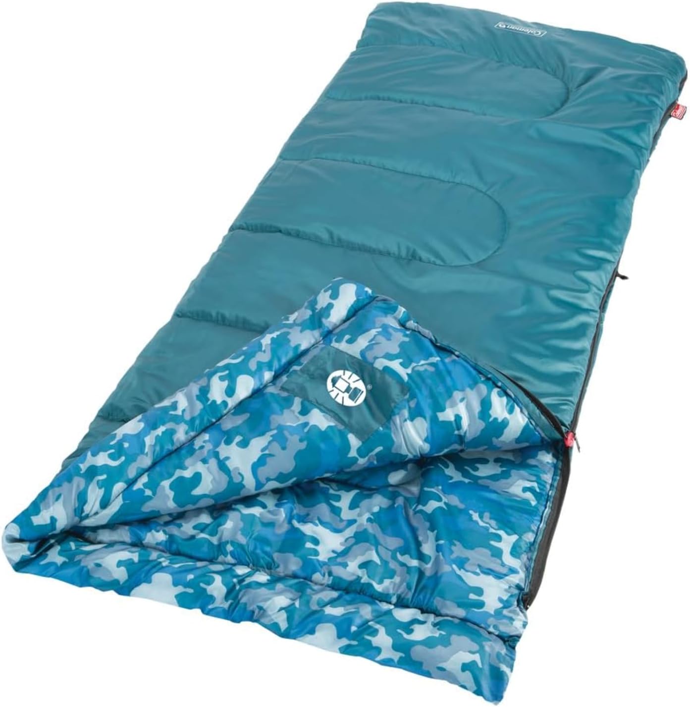 Coleman Kids 45F Sleeping Bag for Young Campers Up to 5ft 5in