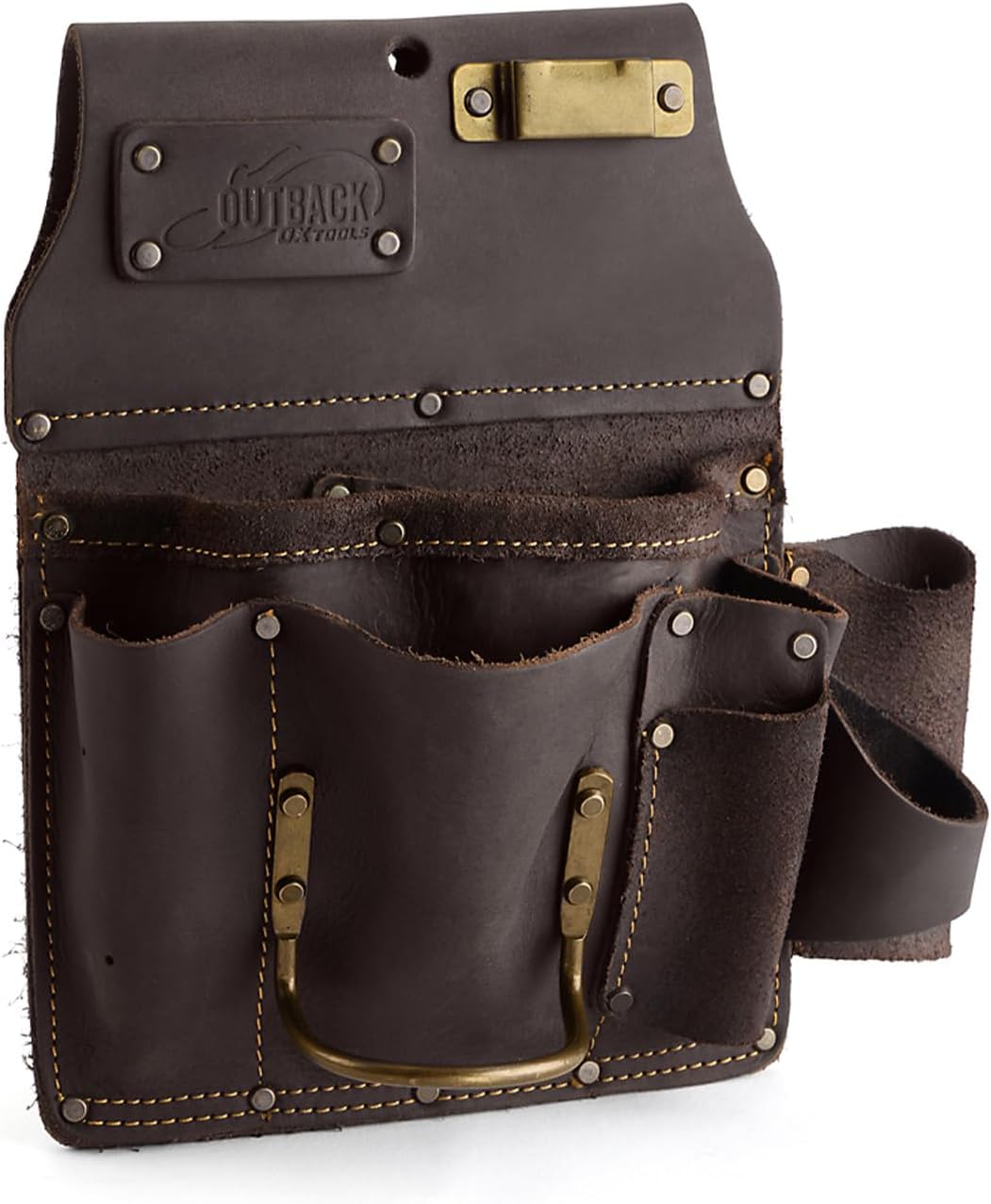 OX Tools Pro Oil-Tanned Leather Tool Pouch Set for Professionals