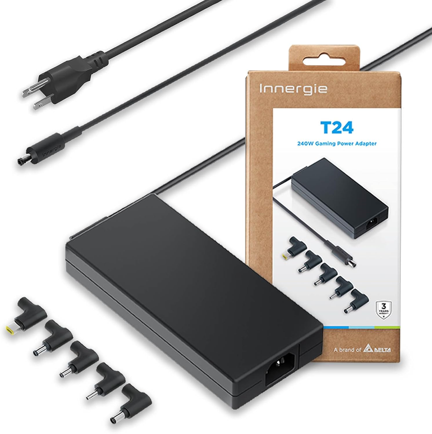 Innergie T24 240W Universal Gaming Laptop Charger Power Adapter
