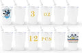 3 oz Mini Tumbler Shot Glasses - 12 Pcs Sublimation Blanks