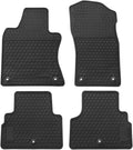 Car Floor Mat for Infiniti Q50 Q60 2014-2024 - Full Black Rubber Liner