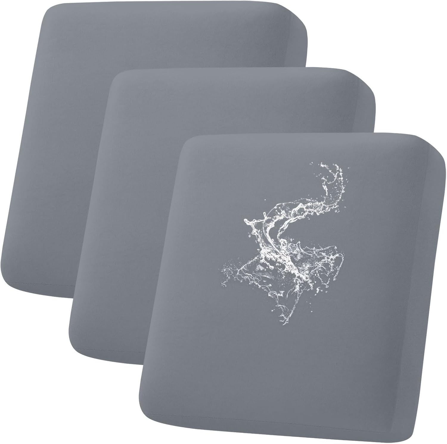 hyha Waterproof Couch Cushion Covers for Dogs and Pets, Dark Grey