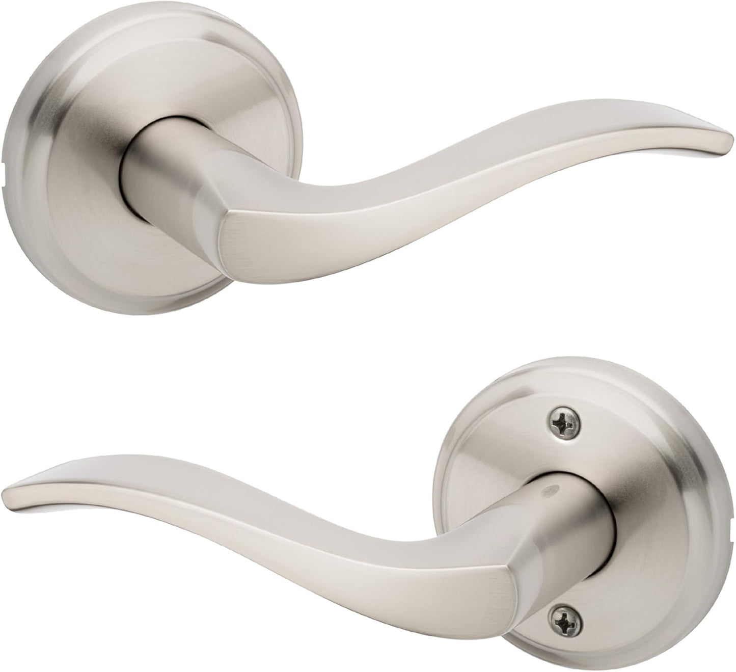 Kwikset Sedona Interior Passage Door Handle for Closets and Hallways