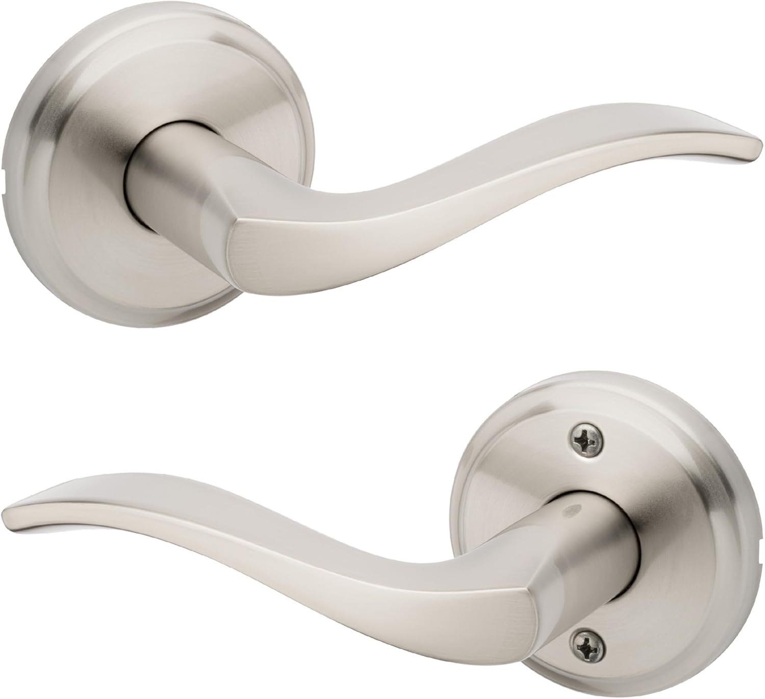 Kwikset Sedona Interior Passage Door Handle for Closets and Hallways