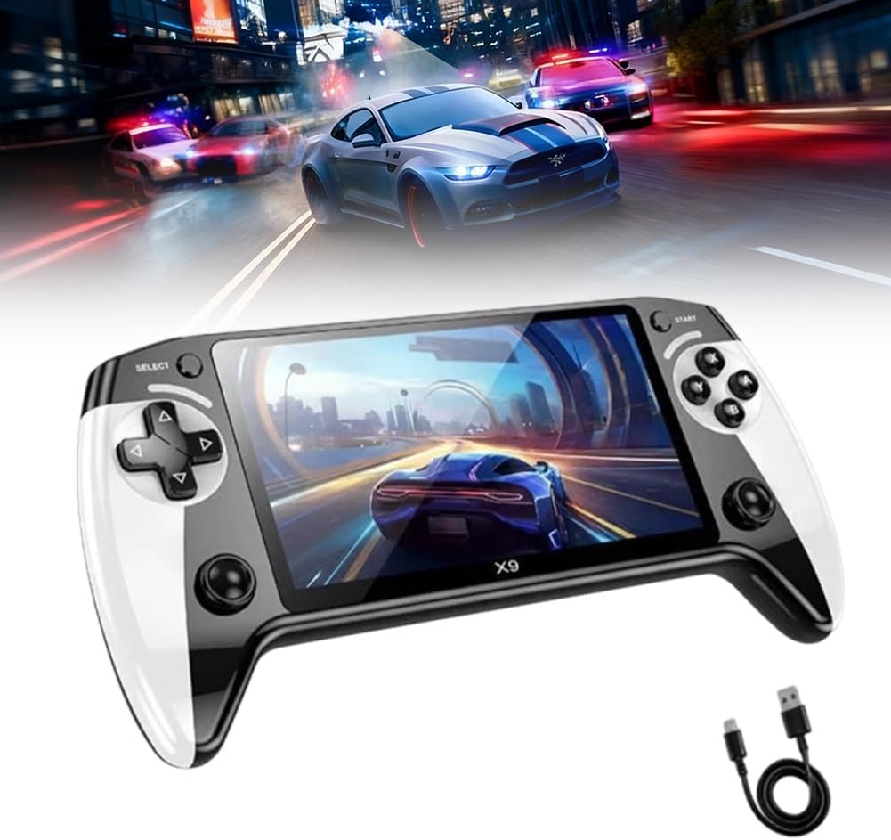 X9 Retro Handheld Game Console with 5.5-Inch HD Display