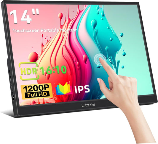 14 Touchscreen Monitor: Full HD Display, Multi-Device Connectivity