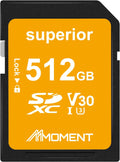 512GB Full-Size SD Card UHS-I U3 V30 - High Speed 4K Ready