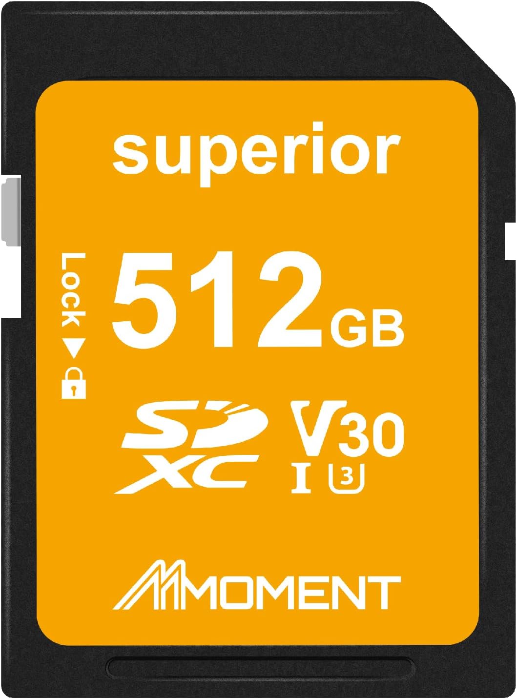 MMOMENT 512GB Full-Size SD Card for 4K UHD Video Recording
