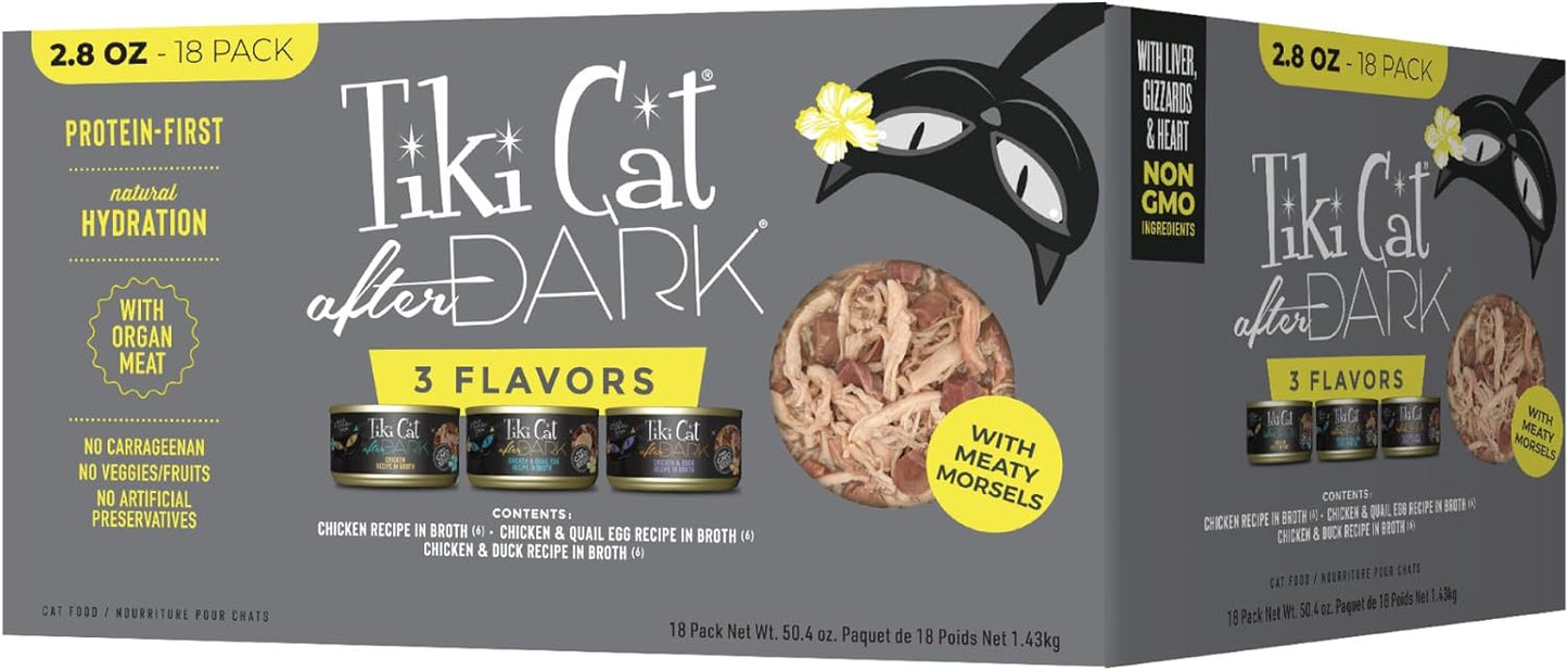 Tiki Cat After Dark Variety Pack - High-Protein Wet Cat Food