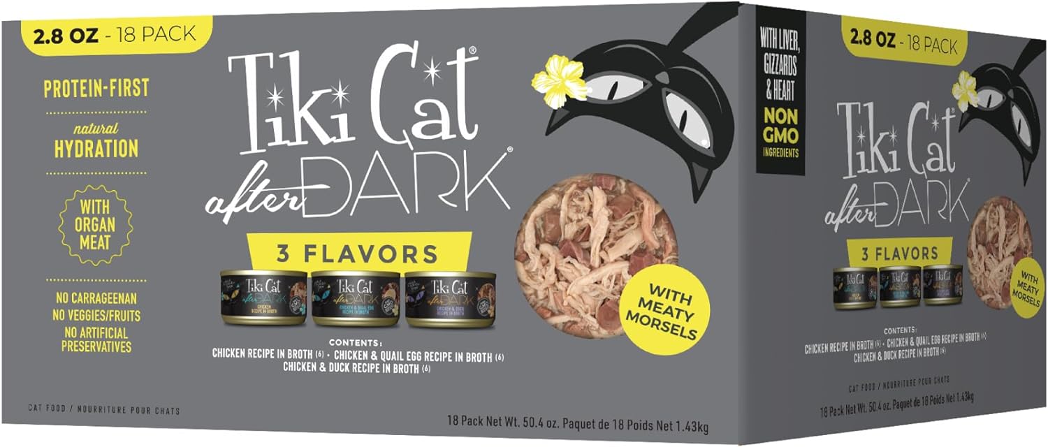 Tiki Cat After Dark Variety Pack - High-Protein Wet Cat Food