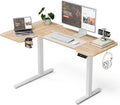 51 Reversible L-Shaped Electric Standing Desk for Home Office