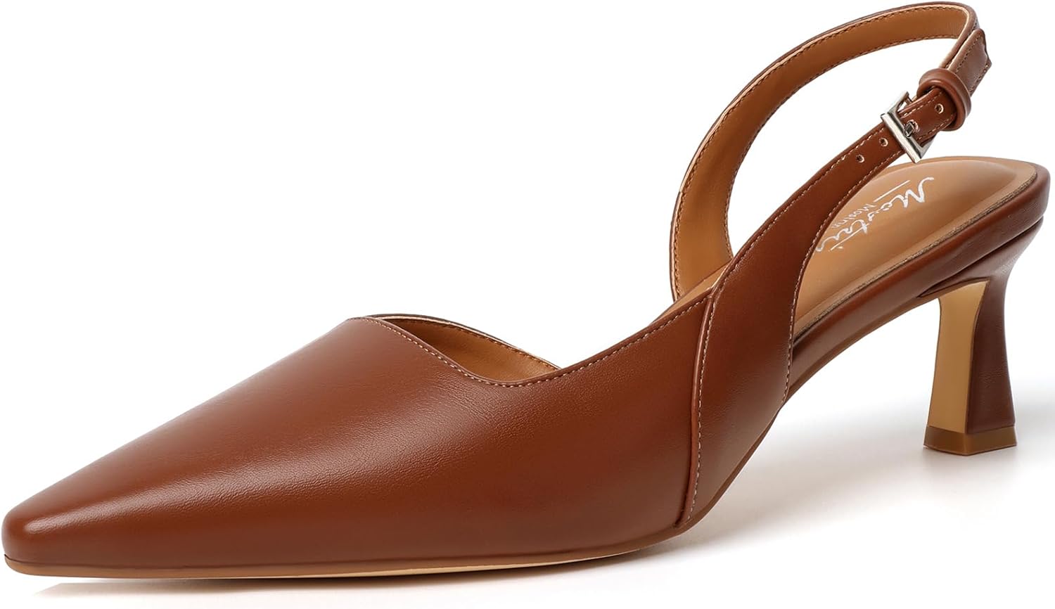 Mostrin Kitten Heels for Women: Stylish Slingback Pumps Shoes