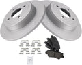 Rear Brake Pad & Rotor Kit Compatible with 2012-2017 Hyundai Accent
