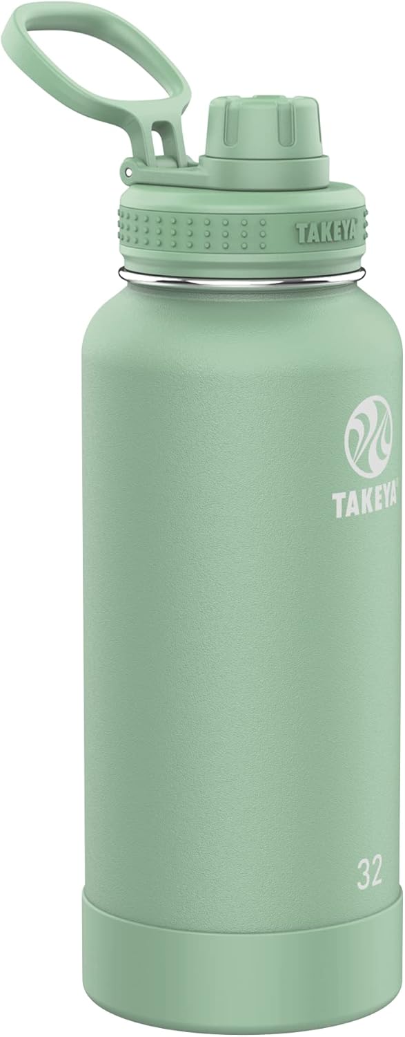 Takeya Actives Water Bottle - Insulated & Durable 32 oz Cucumber