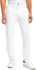 Men's Golf Pants Slim Fit Stretch Lightweight Dress Pants (Style NMXL)