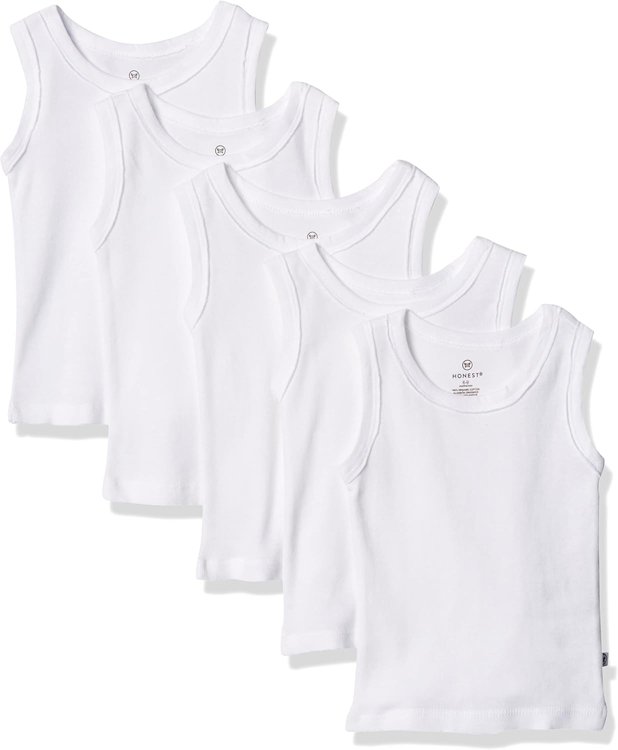 HonestBaby Sleeveless Muscle T-Shirts for Infant and Toddler Use