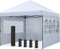 COOSHADE 10x10Ft Enclosed Canopy: Elegant Outdoor Shelter