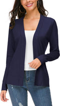 Urban CoCo Women's Long Sleeve Open Front Knit Cardigan