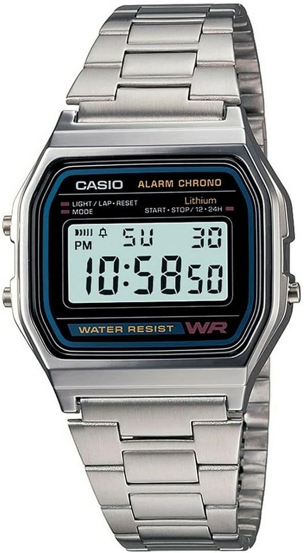 CASIO Men's Sport Watch: Durable Black Resin Band