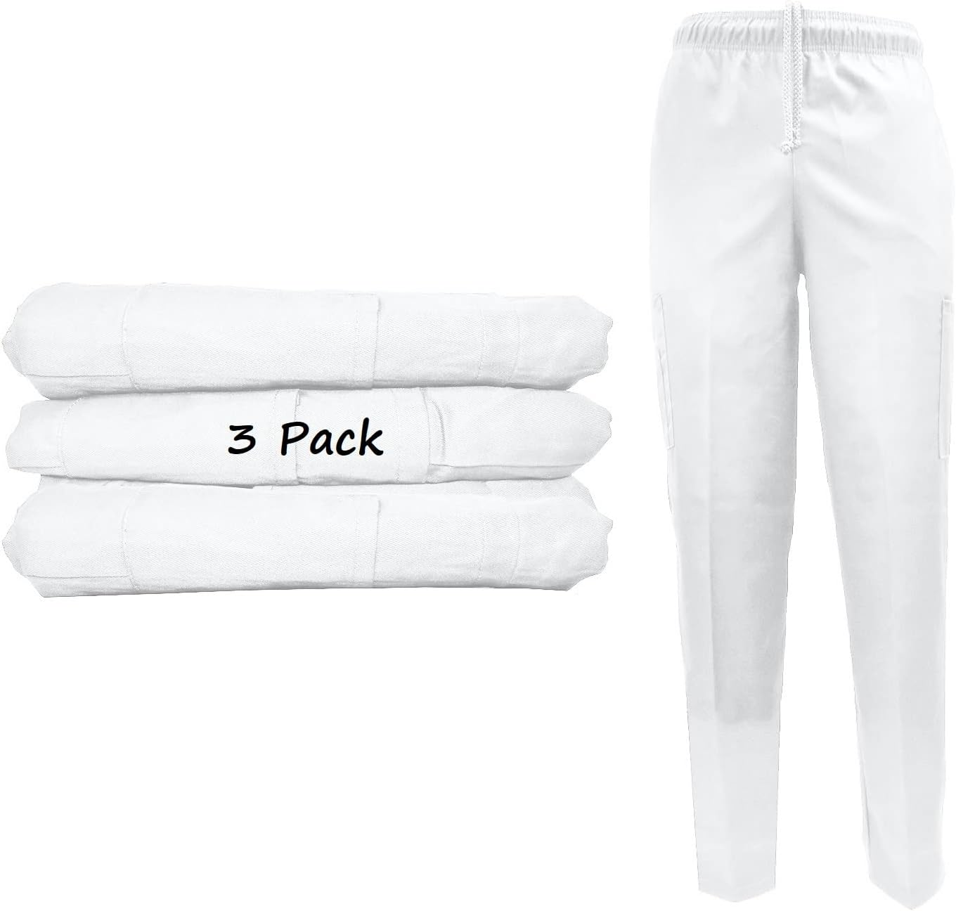 Natural Uniforms Classic Chef Cargo Pants with 6 Pockets