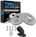 Front Brake Pad & Rotor Kit - Ceramic G-Coated Replacement