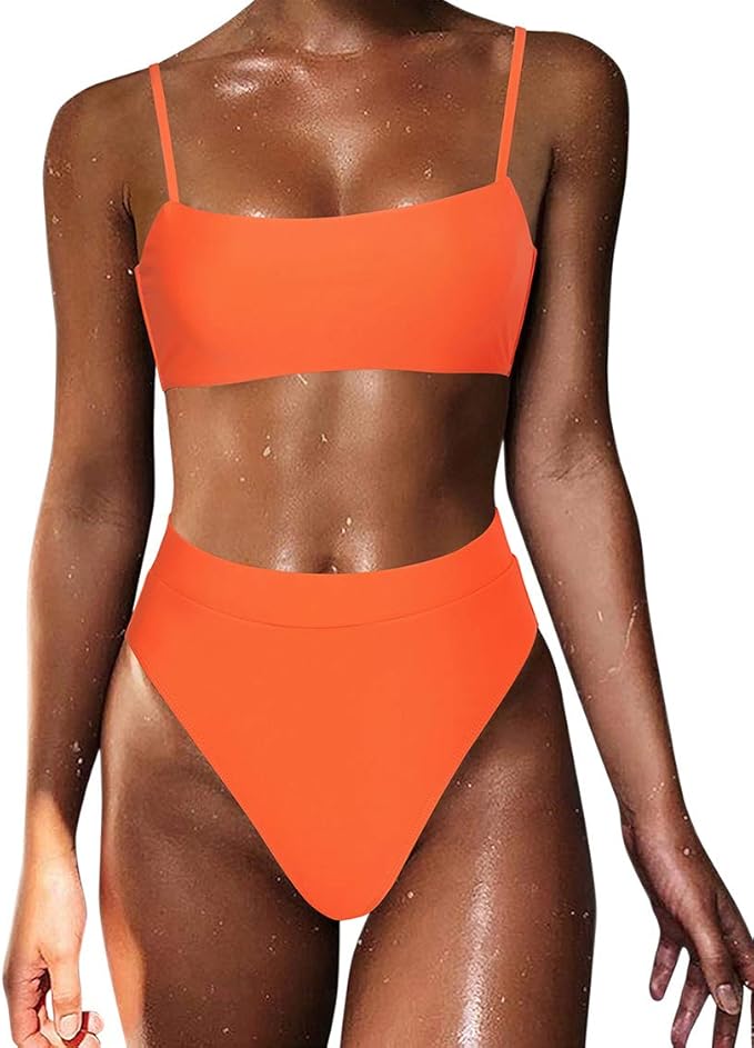 MOSHENGQI Women High Waisted Bikini for Stylish Summer Fun