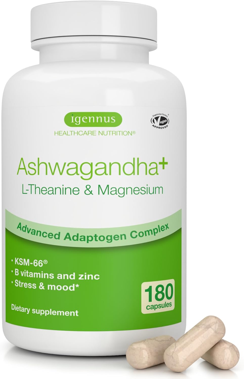 High Strength Ashwagandha Stress Relief Complex for Calm & Sleep