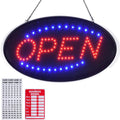 KEBE LED Open Sign 23 in x 14 in - High Visibility Flashing Display