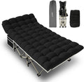 YELLOW JACKET Camping Cot with Mattress 32in Wide - Spacious Comfort