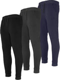 3 Pack Men's Joggers with Pockets - Everyday Comfort and Gym Ready