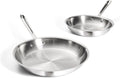 All-Clad D3 3-Ply Stainless Steel Fry Pan Set 10 in & 12 in