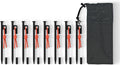 Ultra-Durable Tent Stakes Set - Heavy Duty Steel Pegs