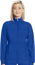 Cherokee Infinity Zip Front Scrub Jacket for Women - Stretch Comfort