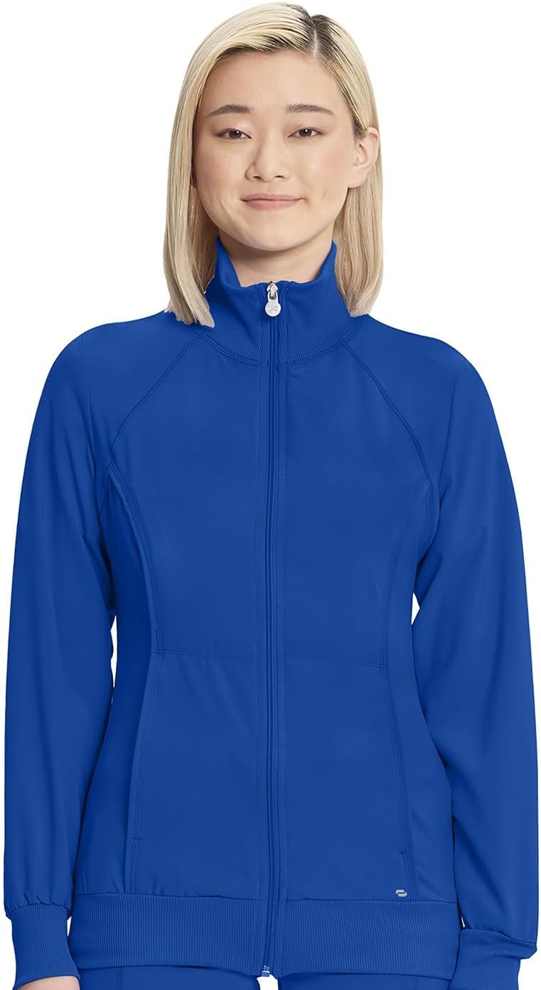 Cherokee Infinity Zip Front Scrub Jackets for Women - Comfort Fit