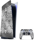 Glossy Glitter Gaming Skin for PS5 Digital Edition Bundle - Floral